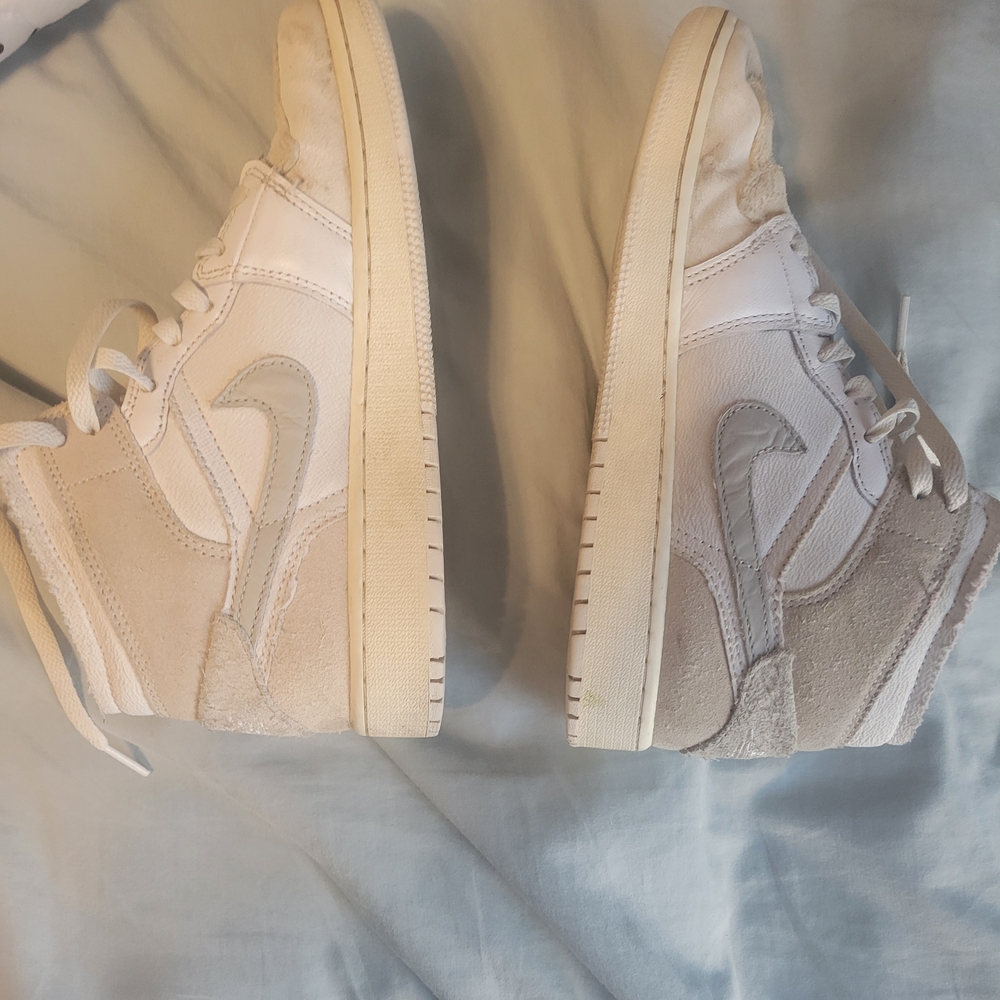 White Air Jordan Mids
